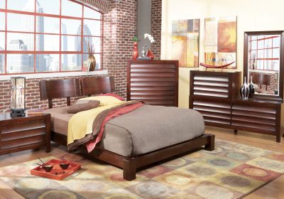 Newhart Dark Chocolate 5 Pc King Bedroom
