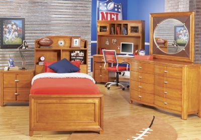 NFL Cowboys Touchdown Honey 3 Pc Twin Bookcase Bedroom