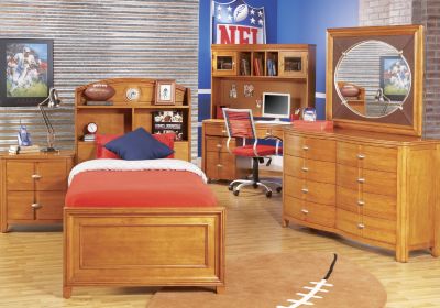 NFL Dolphins Touchdown Honey 3 Pc Twin Bookcase Bedroom