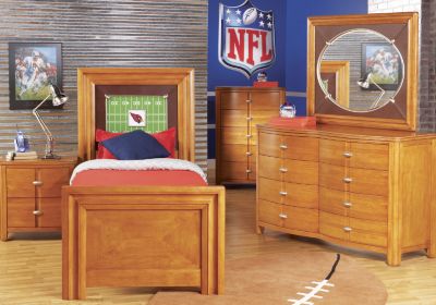 NFL Cardinals Touchdown Honey 3 Pc Full Panel Bedroom