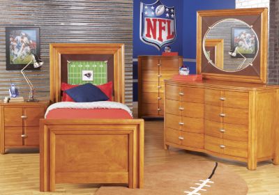 NFL Rams Touchdown Honey 3 Pc Full Panel Bedroom