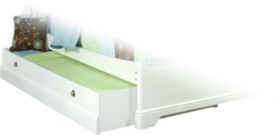 Oberon White Trundle/Storage Drawer