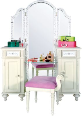 Hannah Montana Vanity with Mirror and Bench