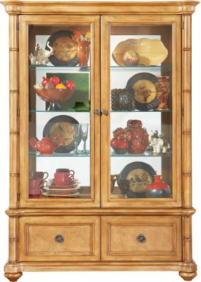 Cindy Crawford Home Key West Light 2 Pc Curio Cabinet