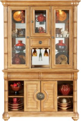 Cindy Crawford Home Key West Light 2 Pc China Cabinet