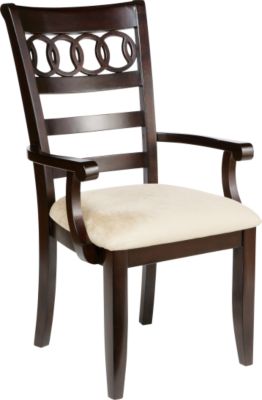 Columbus Circle Wood Arm Chair