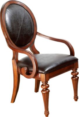 Cindy Crawford Home Key West Dark Oval Arm Chair
