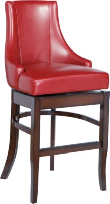 Alder Red Barstool