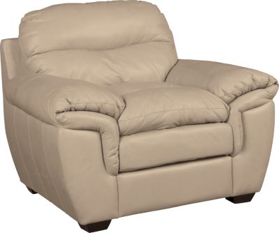 Rozzano Beige Leather Chair