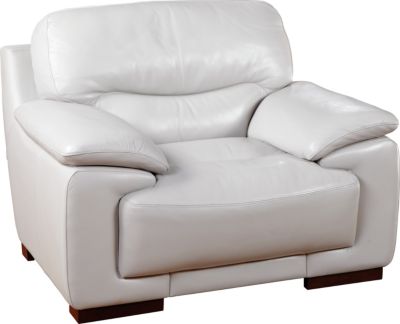 Malandra Grey Leather Chair