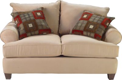 Perimeter Cream Loveseat
