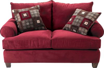 Perimeter Crimson Loveseat