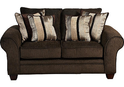 Jersey Chocolate Loveseat
