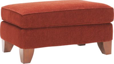 Conrad Red Ottoman