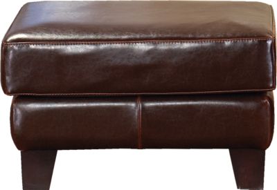 Molina Brown Leather Ottoman