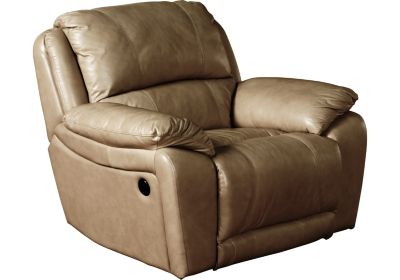 Cindy Crawford Home San Marco Toffee Power Recliner