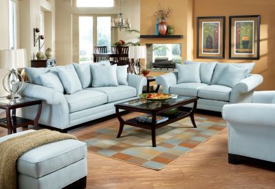 Cindy Crawford Home Brandon Hydra 7 Pc Livingroom