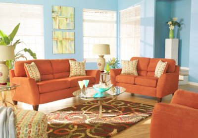 Silhouette Paprika 8 Pc Livingroom