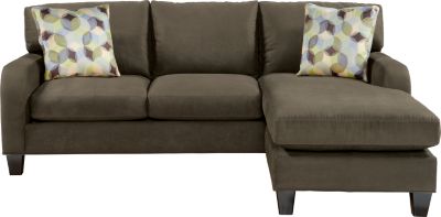 Cindy Crawford Home Bailey Espresso Sectional