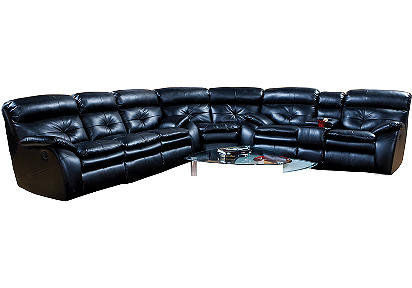Bristol Bay Midnight 3 Pc Sectional