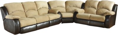 Lynley Hazelnut 3 Pc Sleeper Sectional