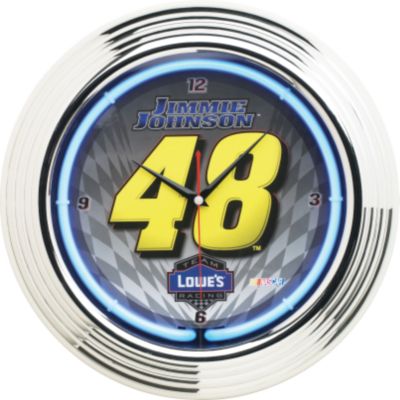 NASCAR Jimmie Johnson Wall Clock