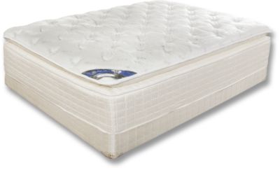 Serta Wedgefield Queen Low Profile Mattress Set