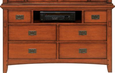 Mission Oak Media Chest