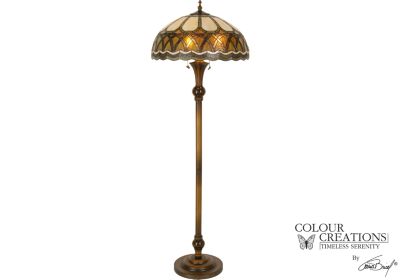 Cameron Tiffany Style Floor Lamp