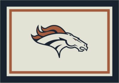 NFL Broncos Spirit 5 x 8 Rug