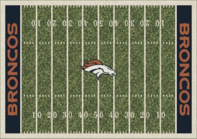 NFL Broncos Home Field 5 x 8 Rug