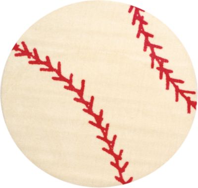 Baseball 39 in. Rug
