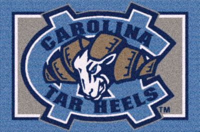 University of North Carolina 5 x 8 Tarheels Rug