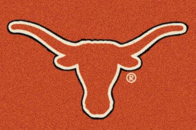 University of Texas 5 x 8 Mascot Rug