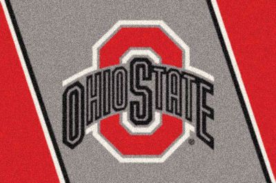 Ohio State University 5 x 8 Border Rug