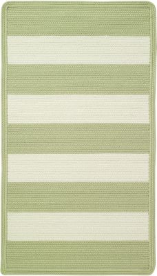 Cabana Stripe Celery 8x11 Rug