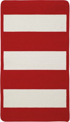 Cabana Stripe Red 8x11 Rug