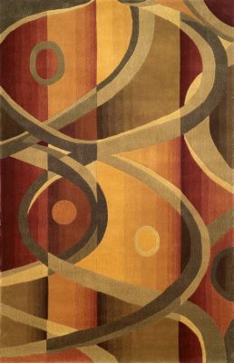 Inspirations Geometric Multi Rug - 8 x 10