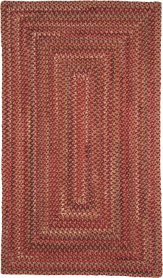 Avalon Red Square Braid 8.5 Rug