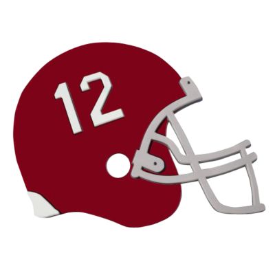 University of Alabama Football Helmet Wall Art