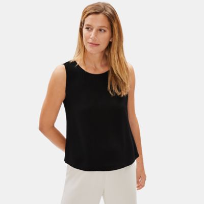 eileen fisher silk tank tops