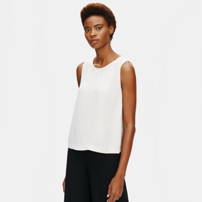 eileen fisher silk shell