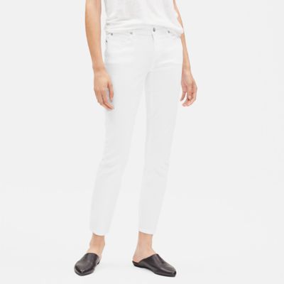 eileen fisher slim ankle jeans