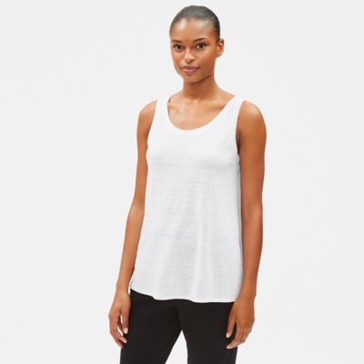 eileen fisher linen tank