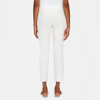 stretch crepe slim ankle pants eileen fisher