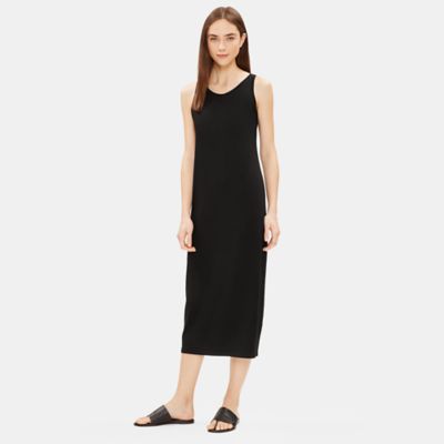 eileen fisher viscose jersey dress