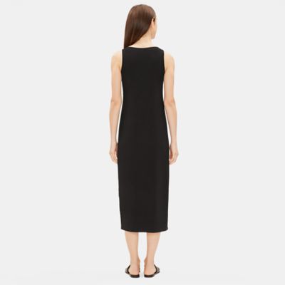 eileen fisher black tank dress