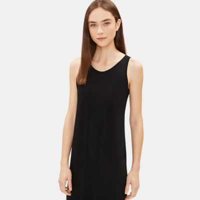 eileen fisher viscose jersey dress