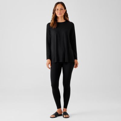 eileen fisher viscose jersey top