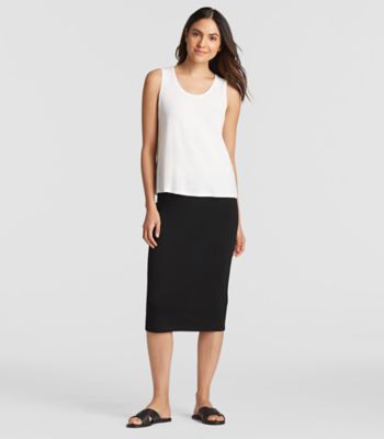 eileen fisher cotton skirt